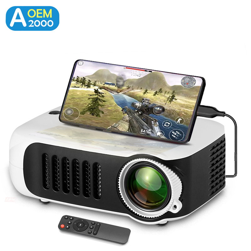 Home Cinema Compact - A2000 Mini Projector Portable Home Cinema