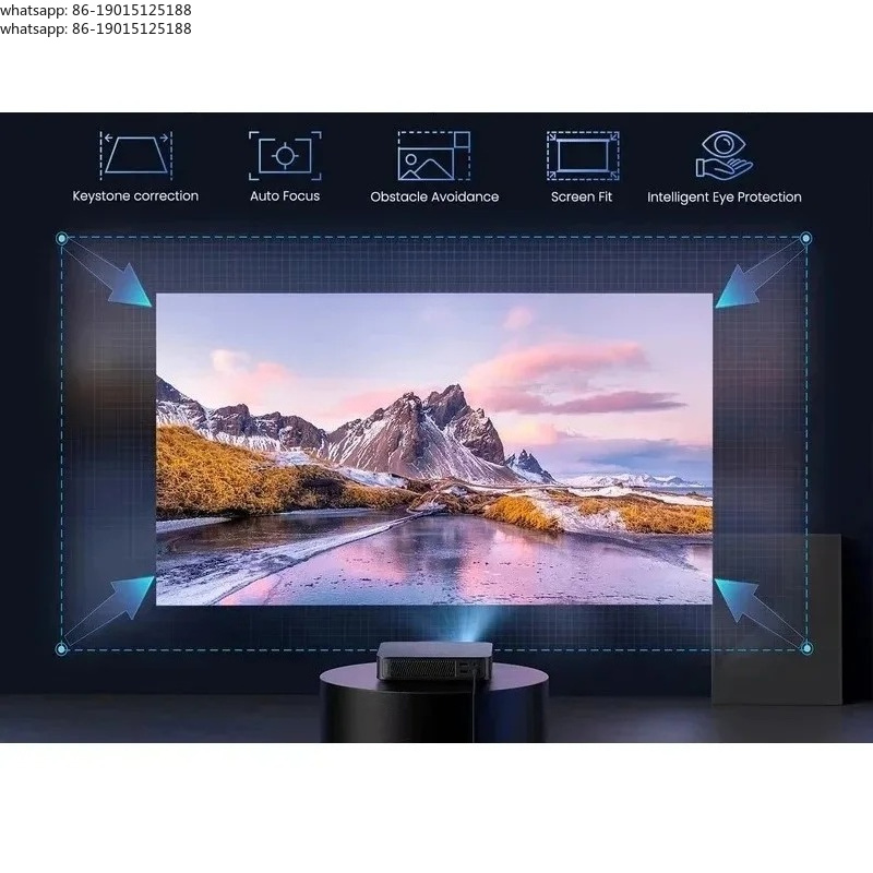 Home Cinema Laser Projector - Full HD 1080P Portable Laser Beamer
