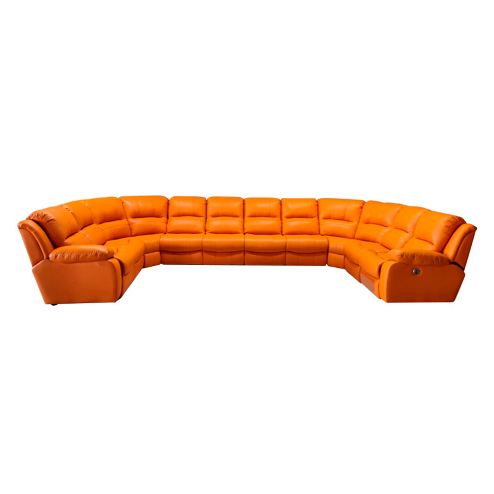 Home Cinema Furniture - Luxury Oversized Sectional Recliner Sofa with
