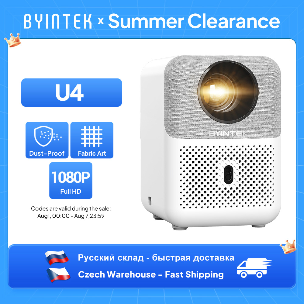 Home Cinema Compact - BYINTEK Full HD Mini Projector U4