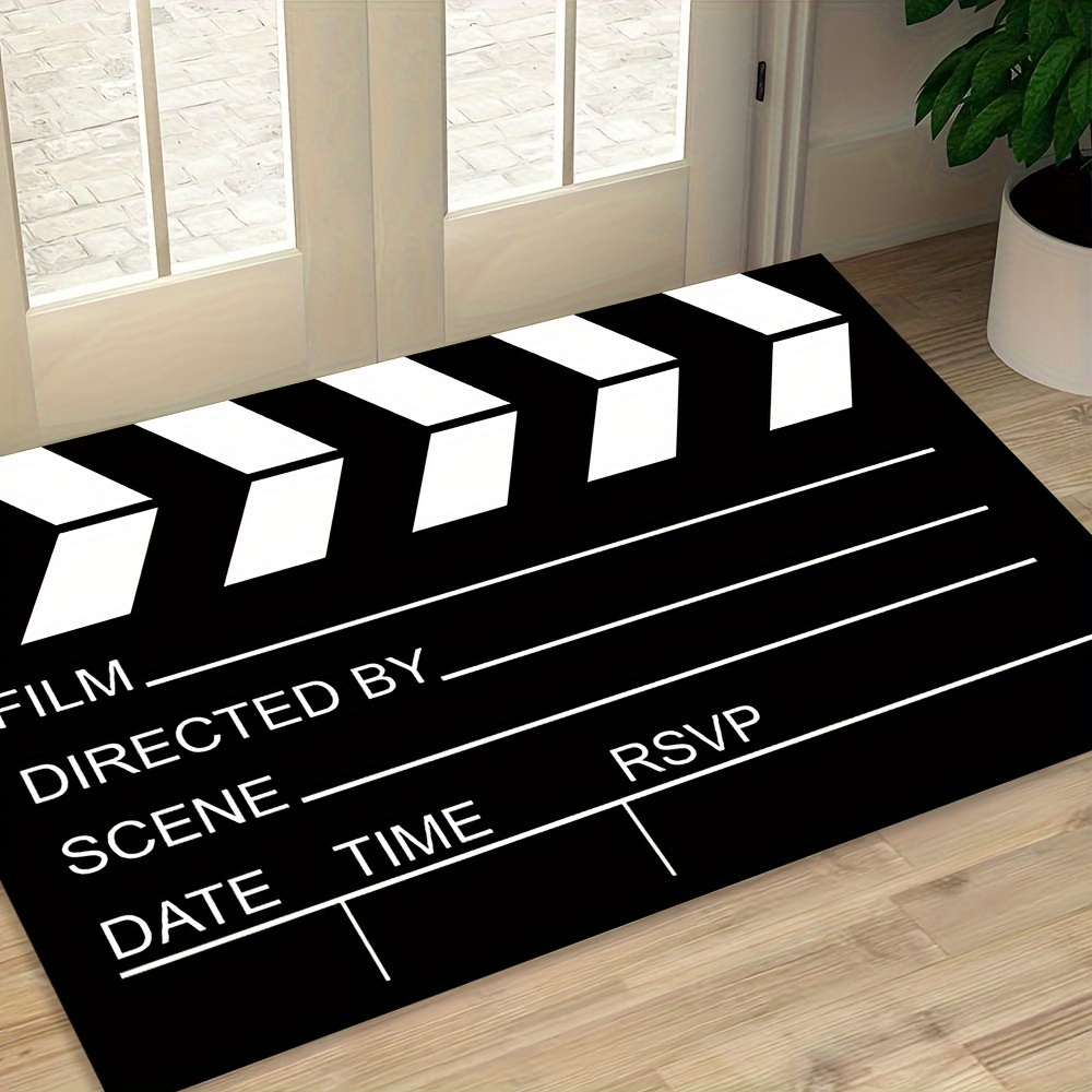 Home Cinema Furniture - VIKAMA Film Director's Clapperboard Creative Rug