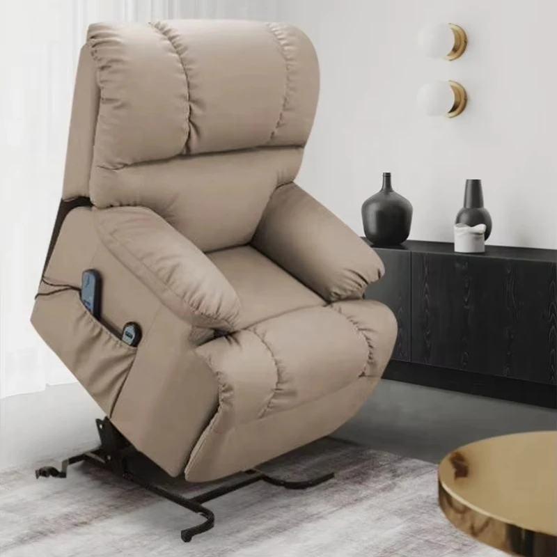 Home Cinema Furniture - modern metal frame massage electric recliner