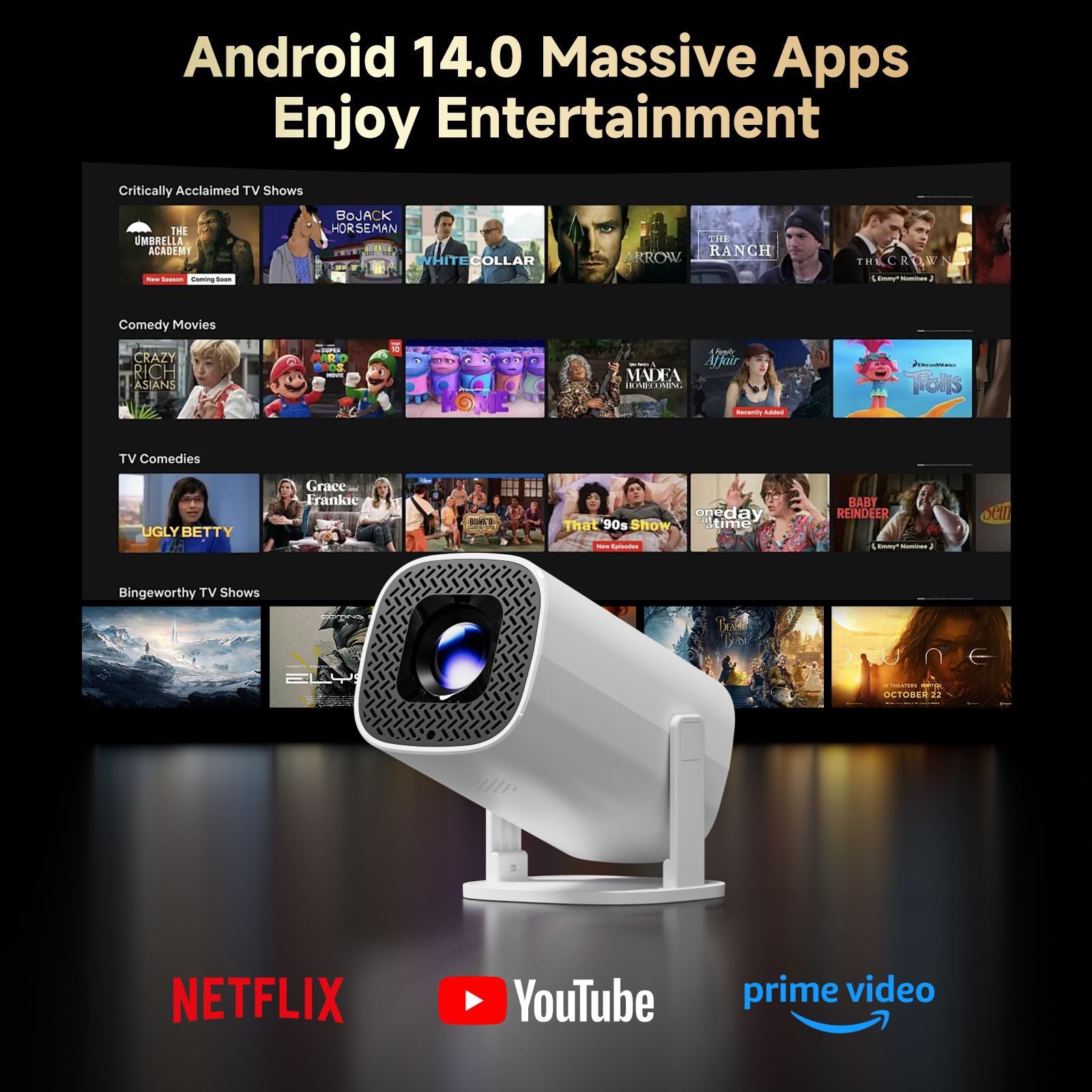 HONGTOP P30PRO Smart Mini Proj - огляд і ціна Home Cinema Compact