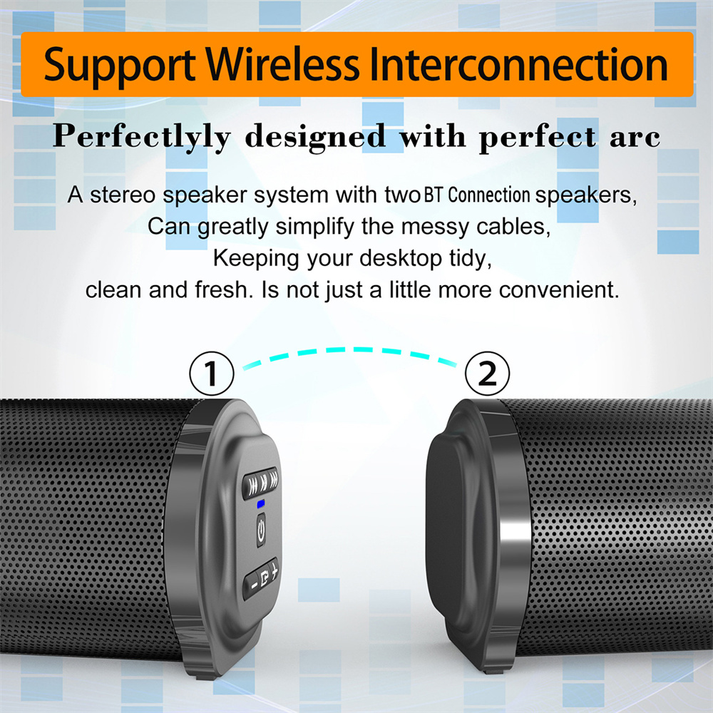 Sound Bar TV Sound System Blue - огляд і ціна Home Cinema Speaker System