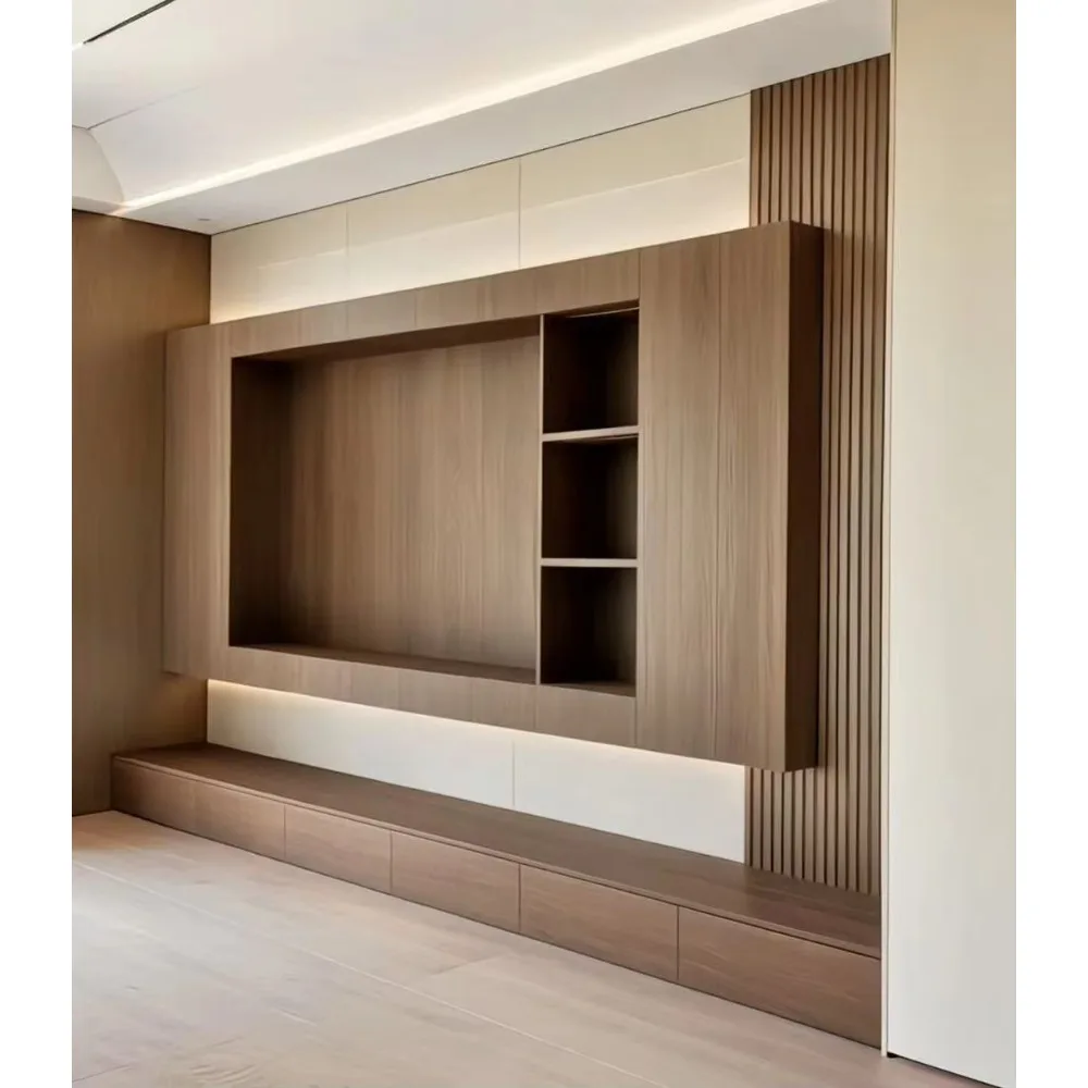 Modern Custom Wooden Low TV Ca - огляд і ціна Home Cinema Furniture