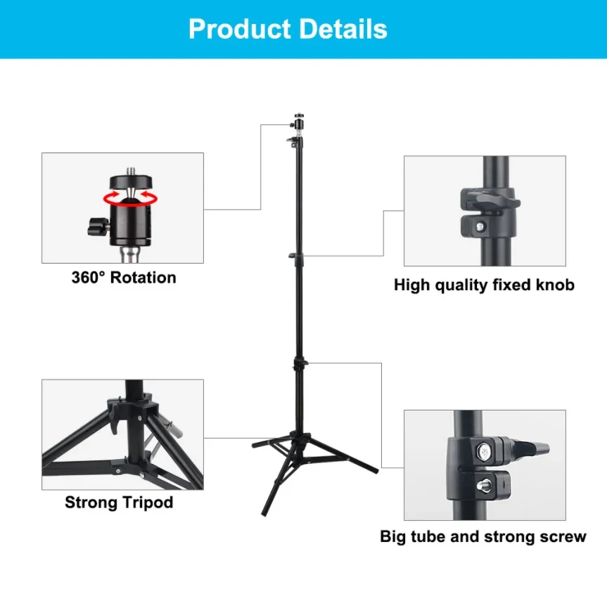 110cm Universal Portable Brack - огляд і ціна Projector Tripod Stand