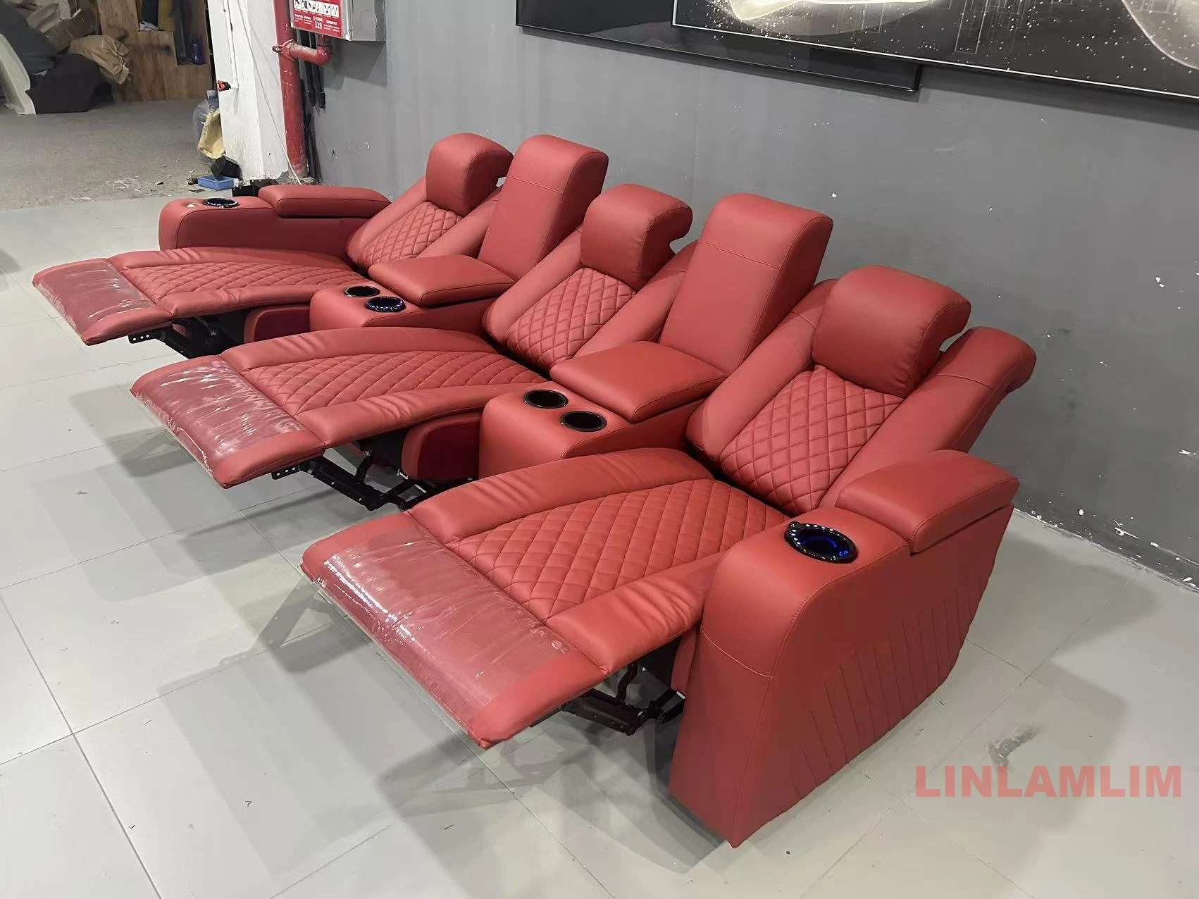 Linlamlim Luxury 3-Seat Reclin - огляд і ціна Home Cinema Couch