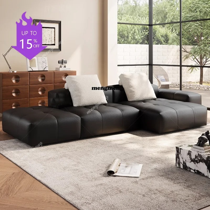 Nordic Leather Compressed Sofa - огляд і ціна Home Cinema Furniture