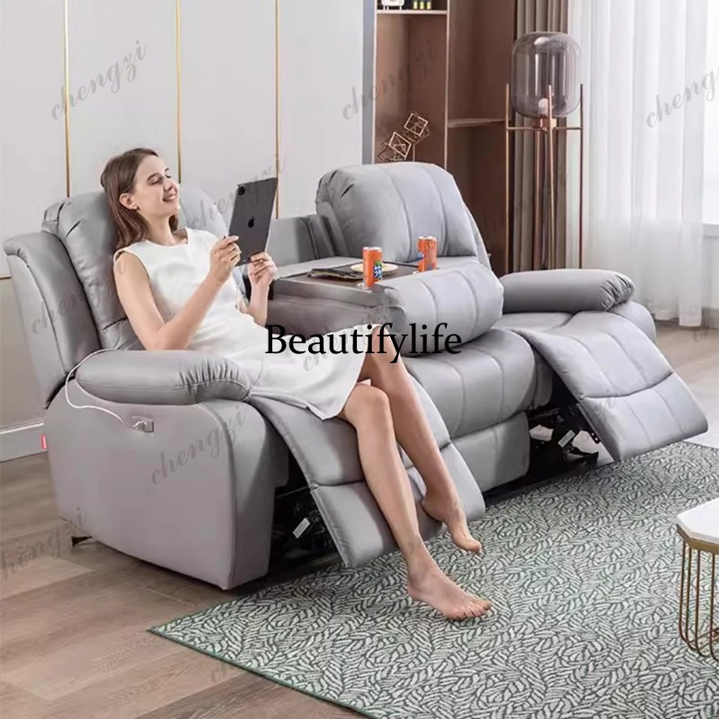 Genuine Leather Manual Electri - огляд і ціна Home Cinema Couch
