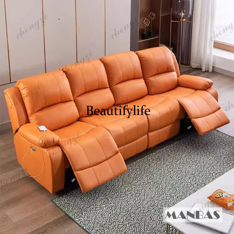 Genuine Leather Manual Electri - огляд і ціна Home Cinema Couch