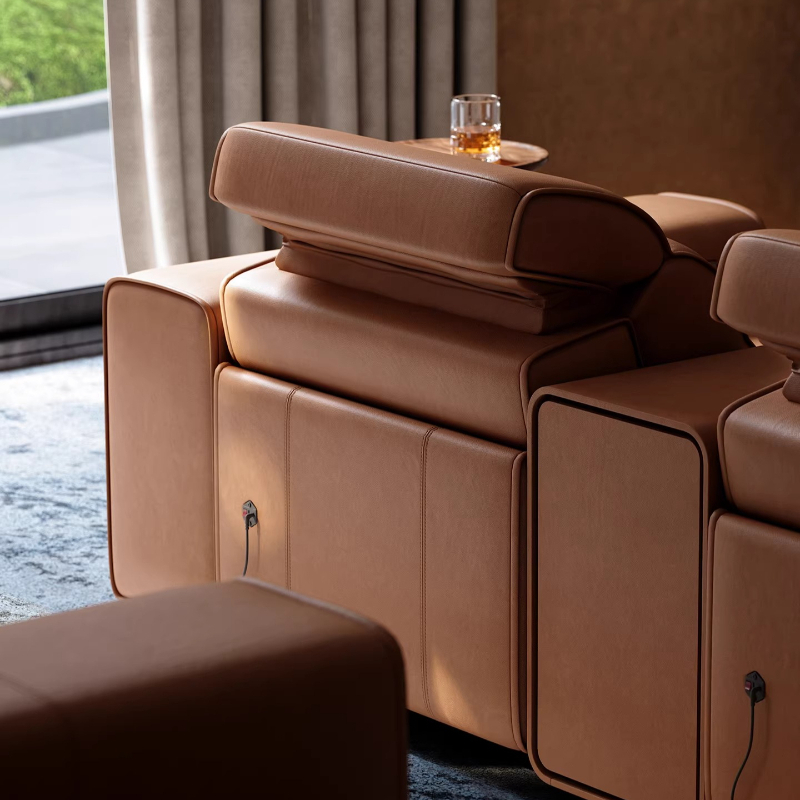 Top-grain Leather Electric Sof - огляд і ціна Home Cinema Couch