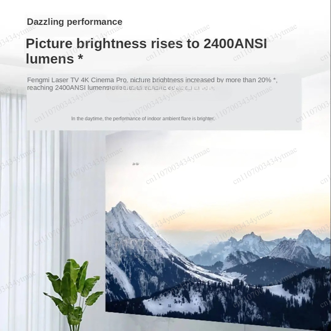 2400 ANSI Lumens 4K Laser Proj - огляд і ціна Home Cinema Laser Projector