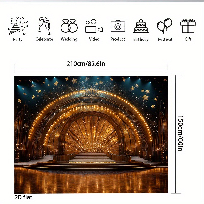 Luxury Golden Theater Stage Ar - огляд і ціна Home Cinema Events