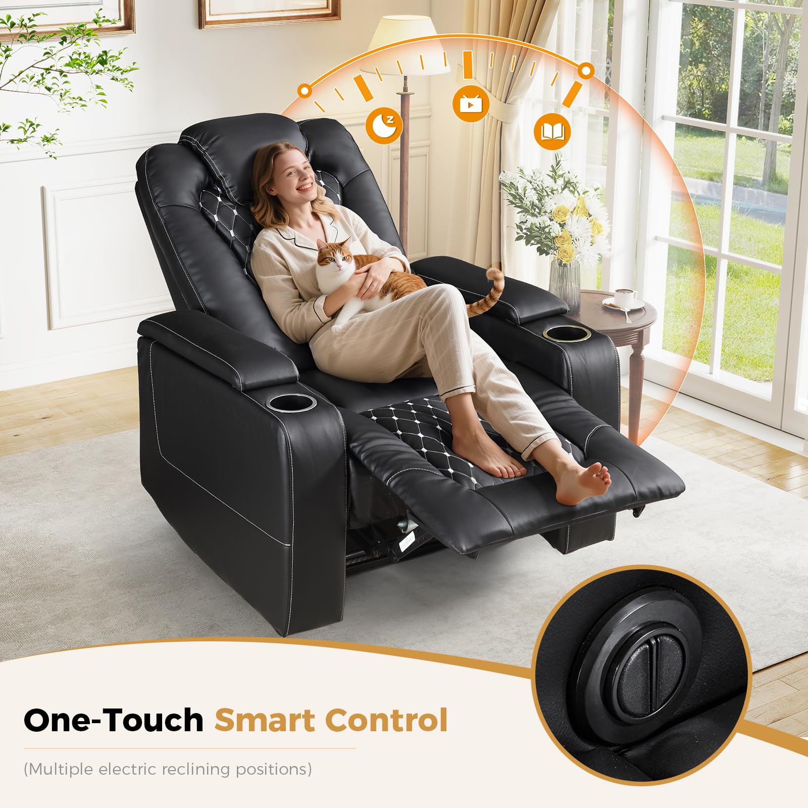 Electric Power Recliner Chair  - огляд і ціна Home Cinema Couch