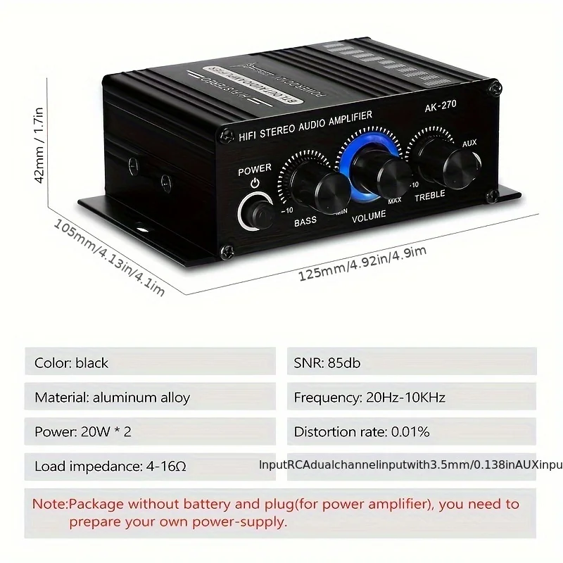 AK-270 12V/24V 400W Compact Po - огляд і ціна Home Cinema Compact