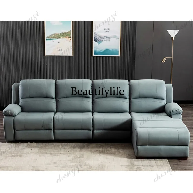 01A Leather Manual Electric Re - огляд і ціна Home Cinema Couch