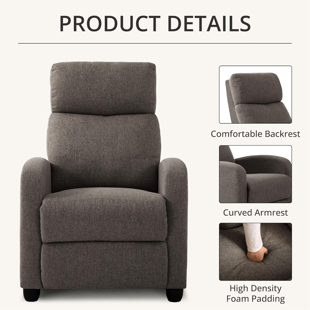 Modern Manual Push Back Reclin - огляд і ціна Home Cinema Couch