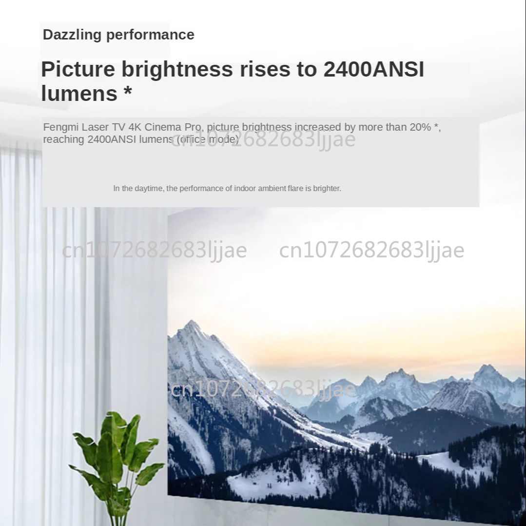 4K Cinema Pro Laser Projection - огляд і ціна Home Cinema Laser Projector