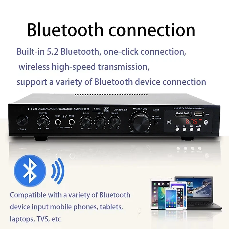 AV-369BT Bluetooth 5.1 Sound S - огляд і ціна Home Cinema Speaker System